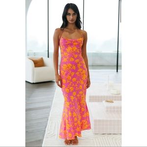 Hello Molly Hey Girl MIDI Dress Purple